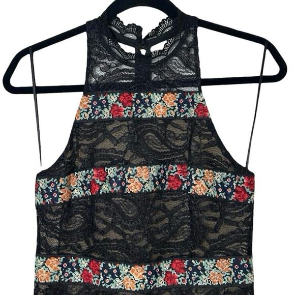 Free People Women’s Rene Embroidered Lace Mini Cocktail Dress Size 4 - Picture 5 of 9